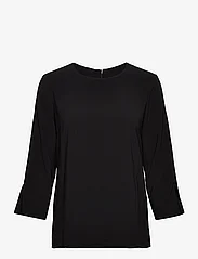 Marville Road - Ella Top - long-sleeved blouses - black - 0
