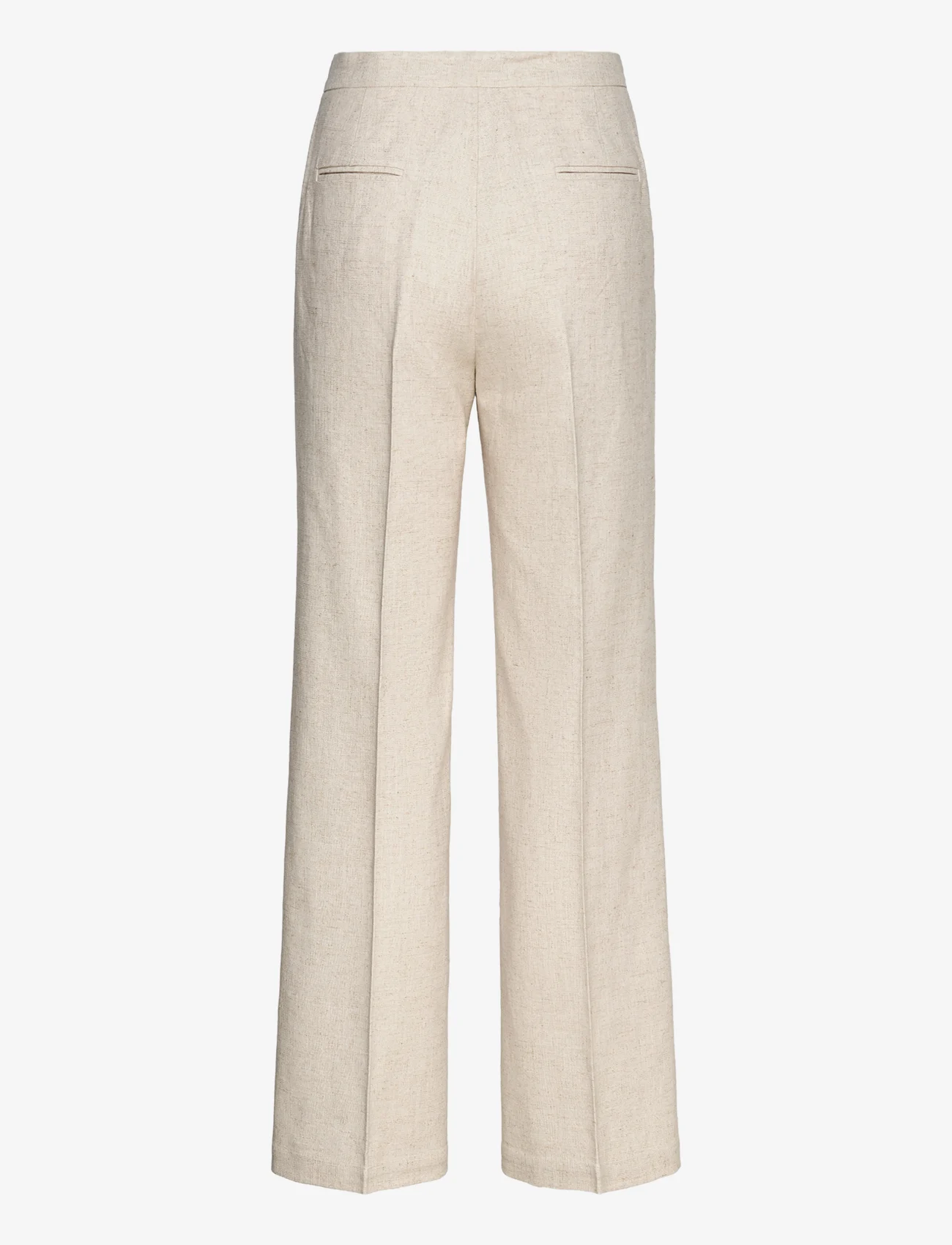 Marville Road - Elle Linen Trousers - linen trousers - oat - 1