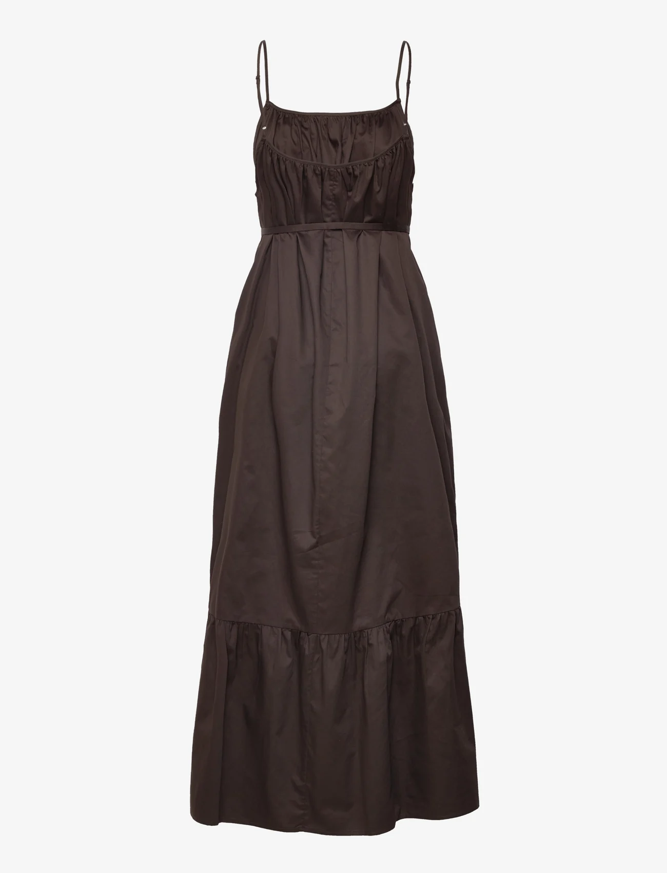 Marville Road - Fanny Sun Dress - party wear at outlet prices - chocolate - 1