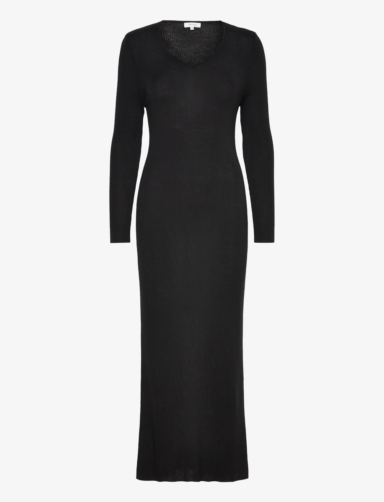 Marville Road - Kora Knitted Dress - knitted dresses - black - 0
