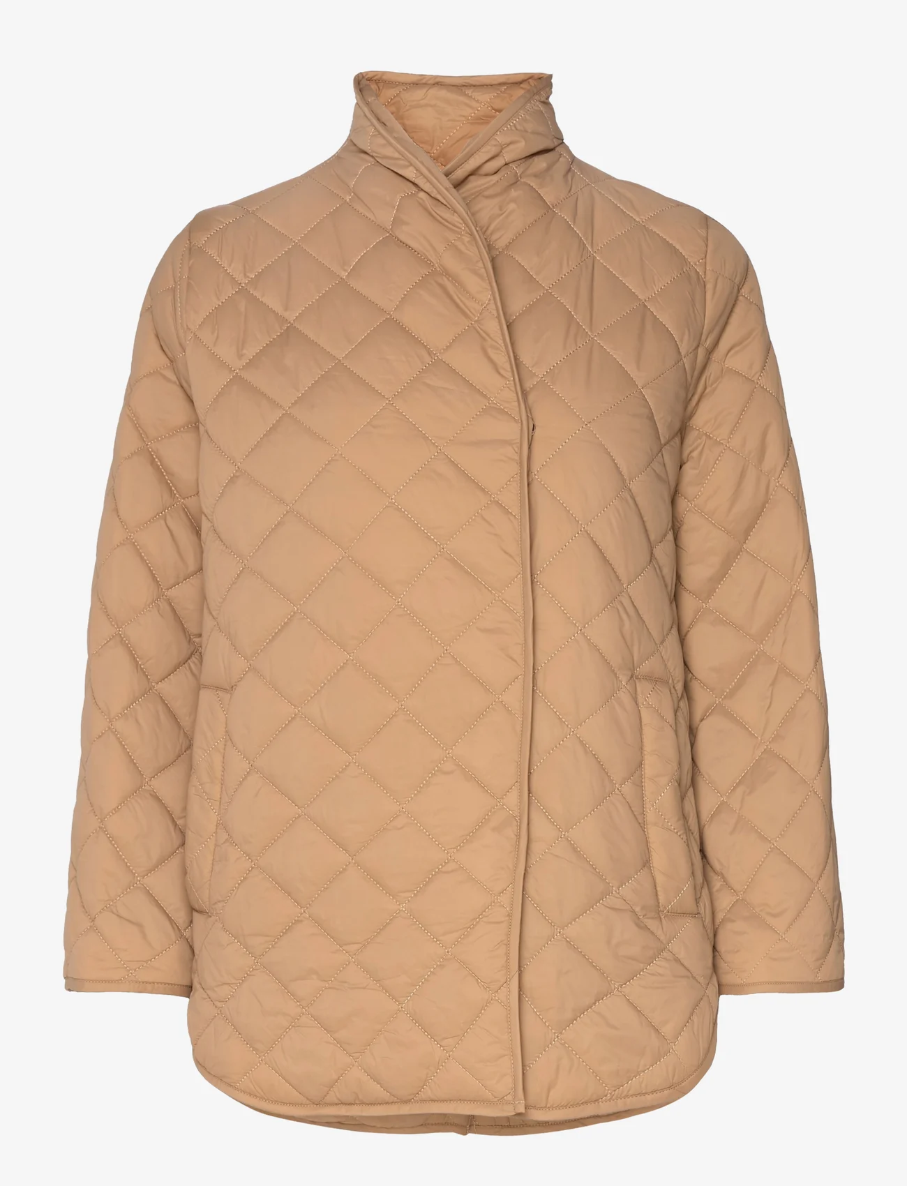 Marville Road - Quilted Jacket - spring jackets - camel - 0