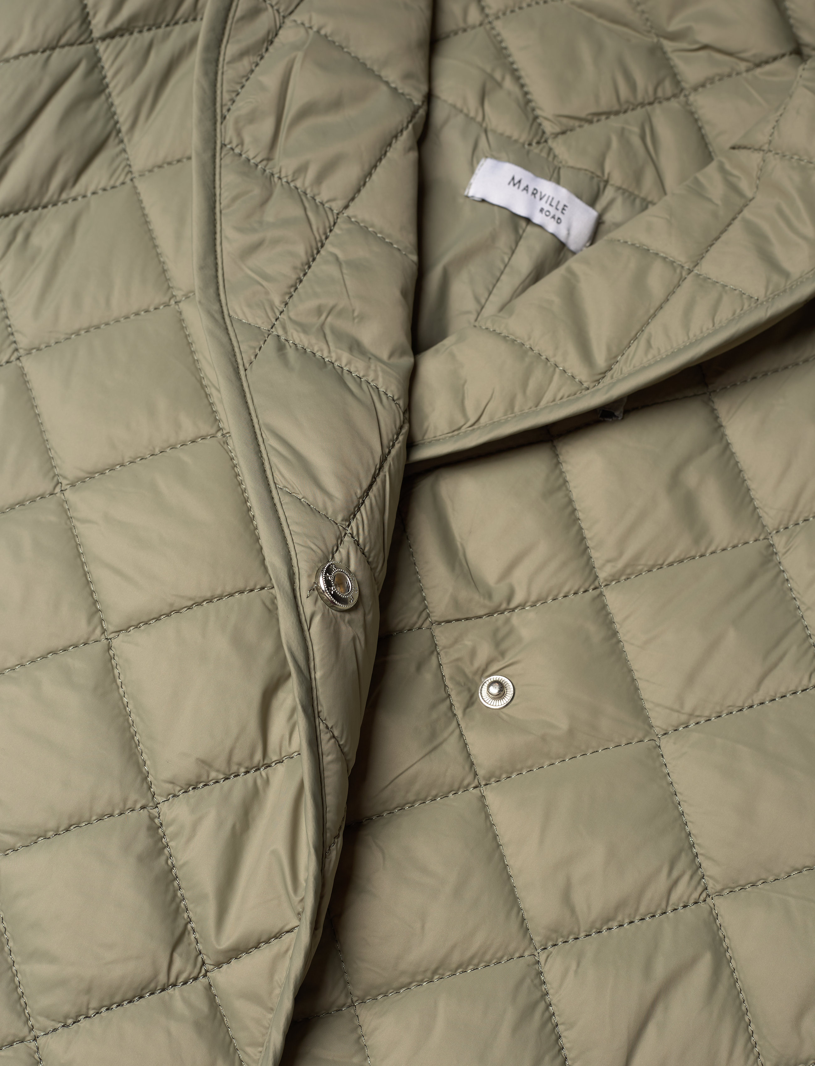 Marville Road - Quilted Jacket - overtøj - sage - 2
