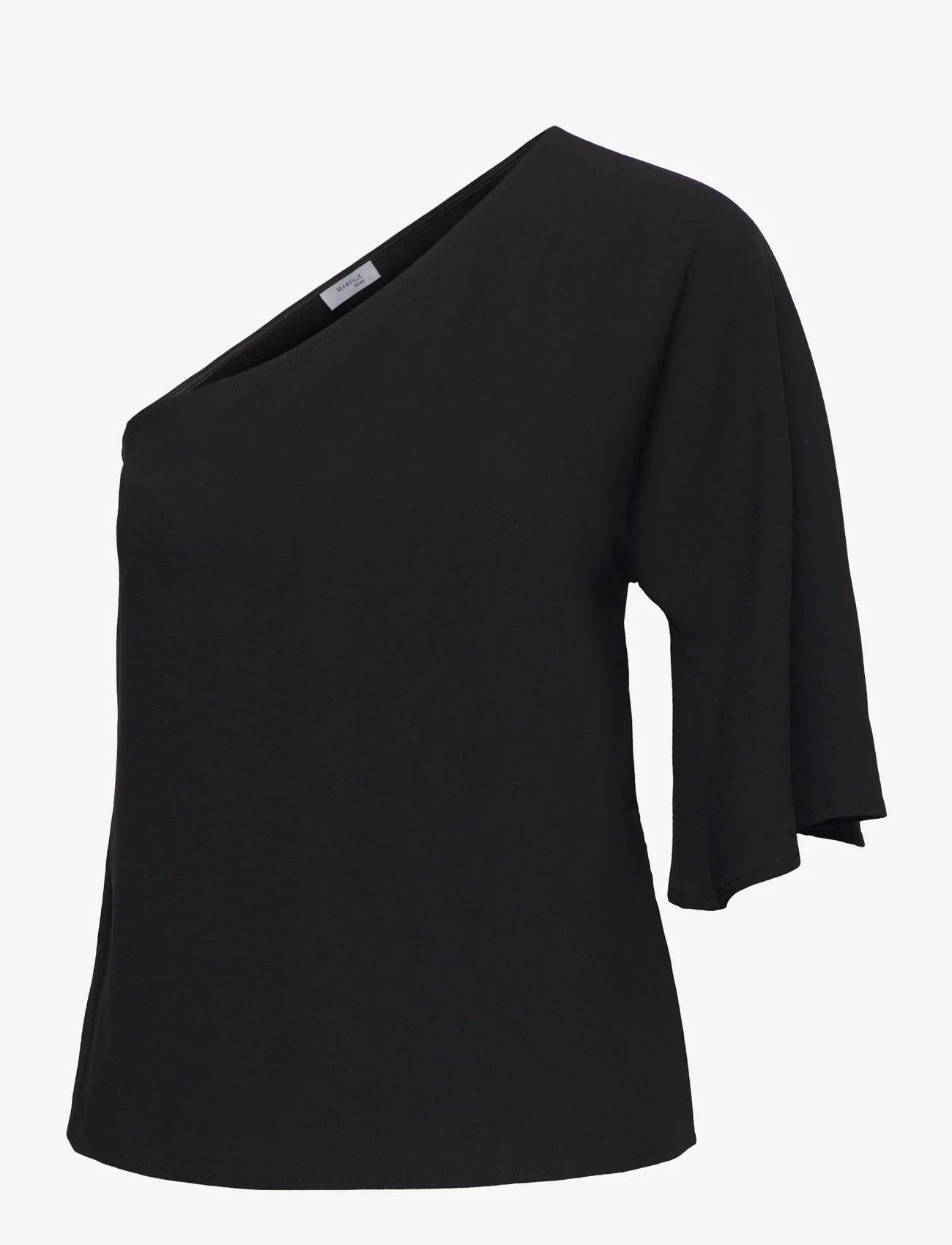 Marville Road - Sue One Shoulder Top - t-shirts - black - 0
