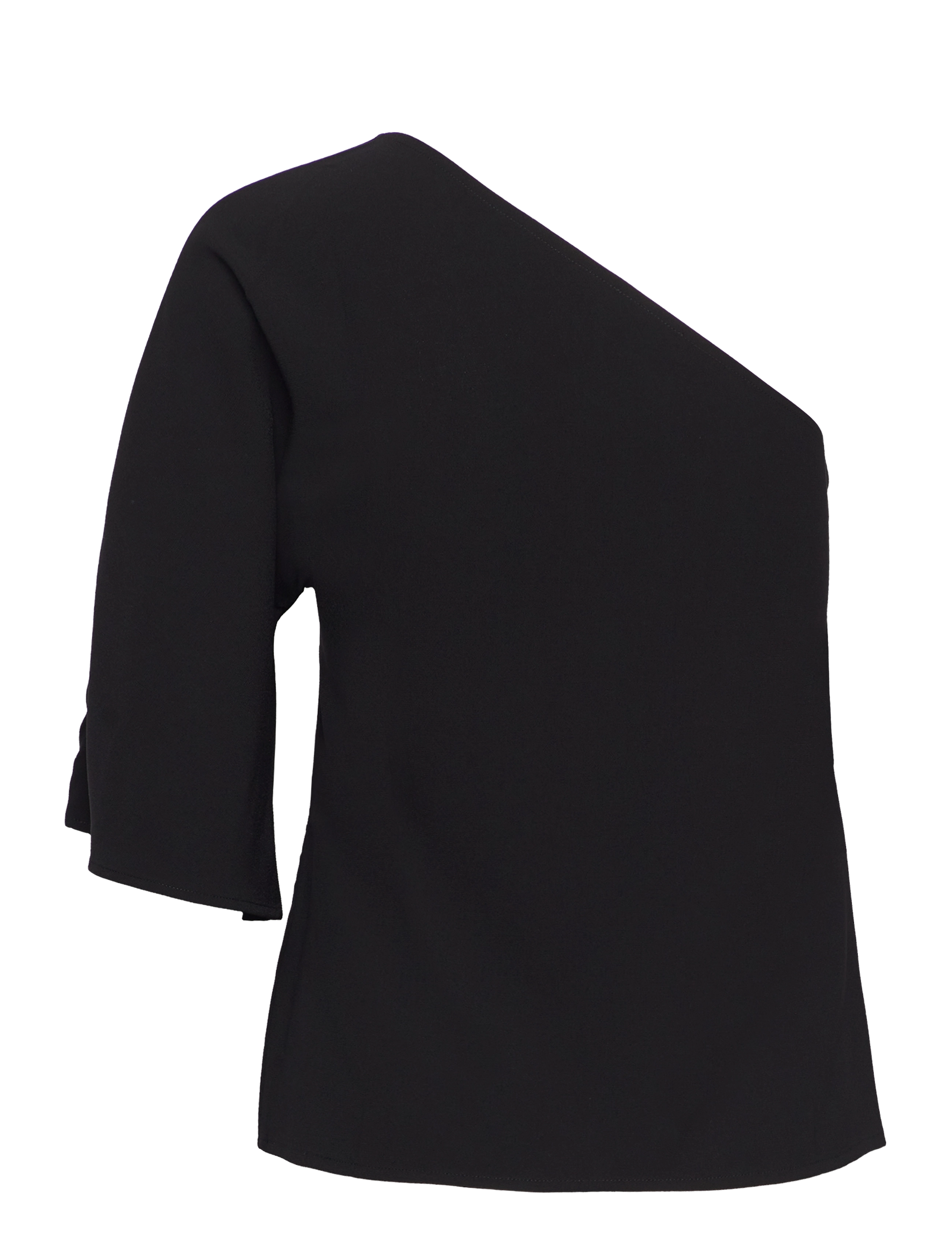 Marville Road - Sue One Shoulder Top - t-shirts - black - 1