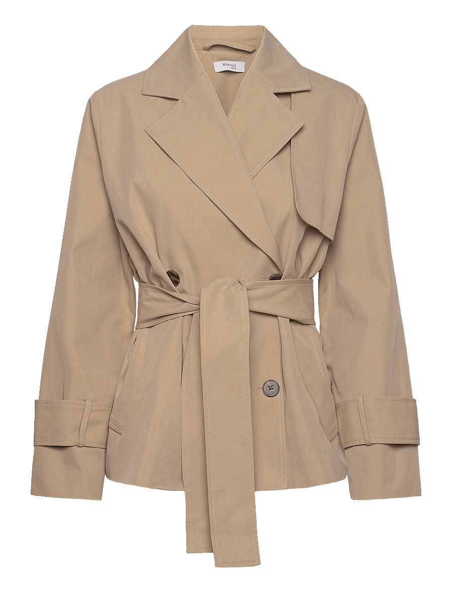 Marville Road - Trudy Short Trench Coat - dark beige - 0