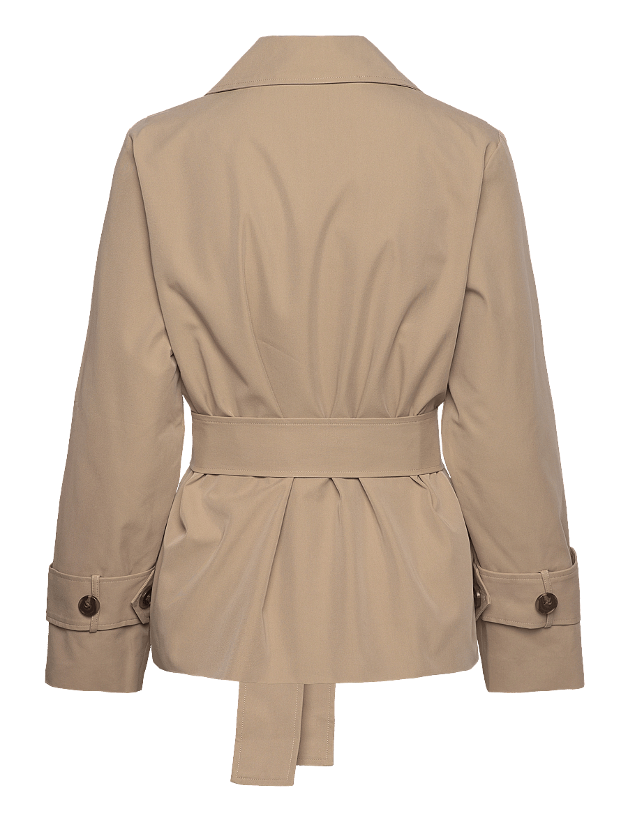 Marville Road - Trudy Short Trench Coat - dark beige - 1