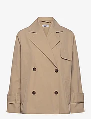 Marville Road - Trudy Short Trench Coat - spring coats - dark beige - 2
