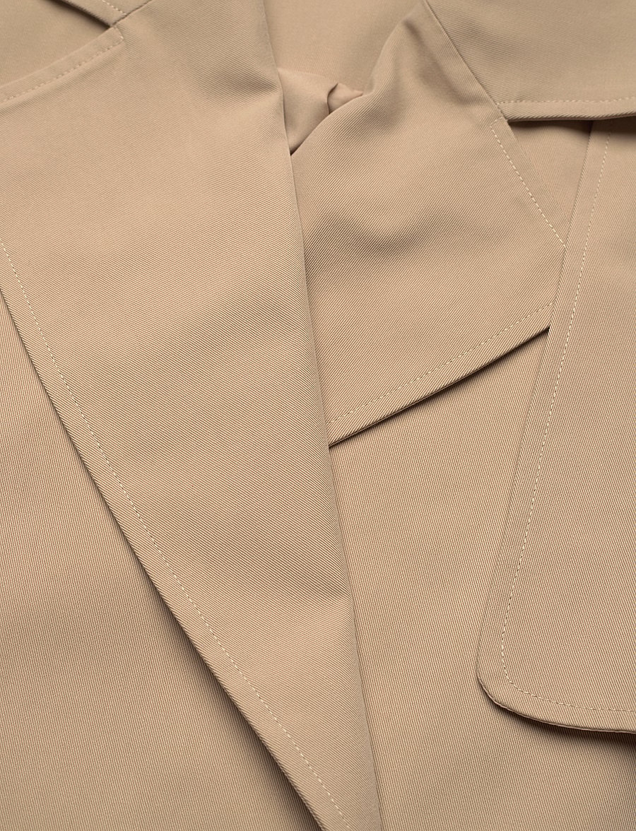 Marville Road - Trudy Short Trench Coat - dark beige - 3