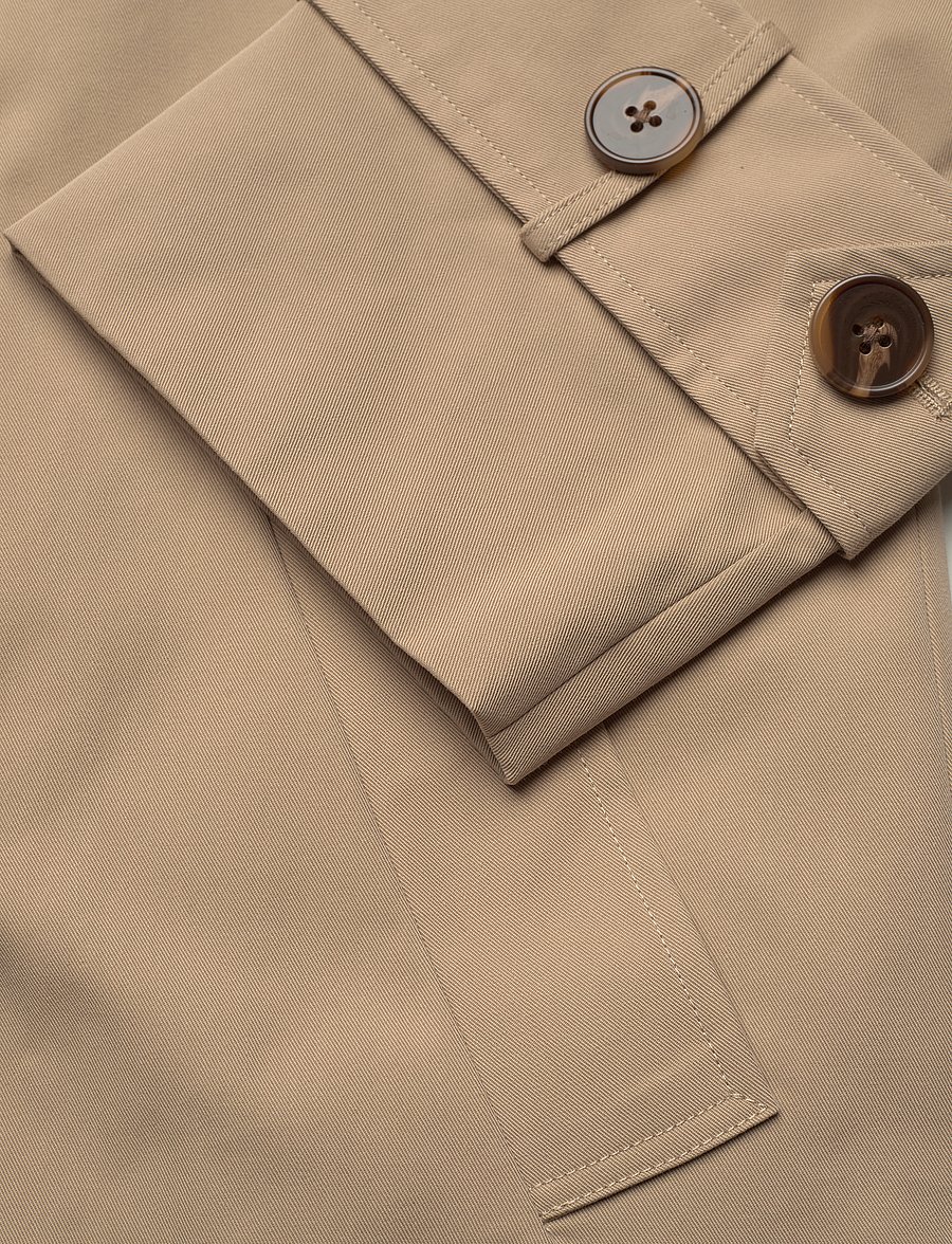 Marville Road - Trudy Short Trench Coat - dark beige - 4