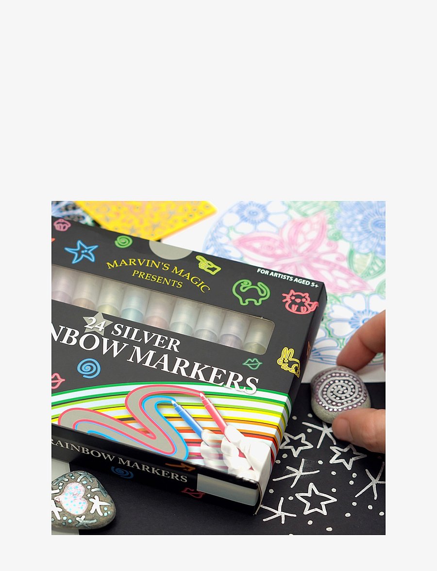 Marvin's Magic - Silver Rainbow Markers - värvipliiatsid - multi - 1