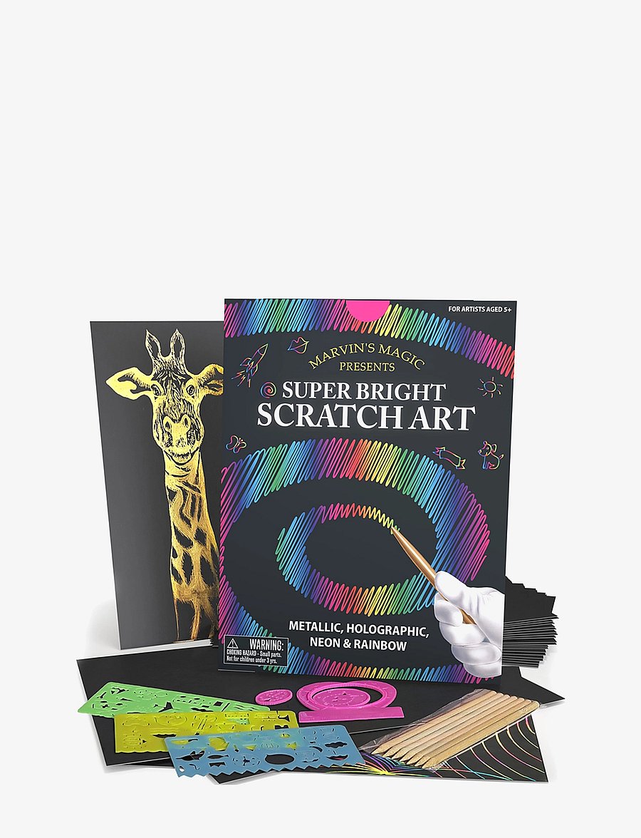 Marvin's Magic - Magic Super Bright Scratch Art - livre de coloriage - multi - 2