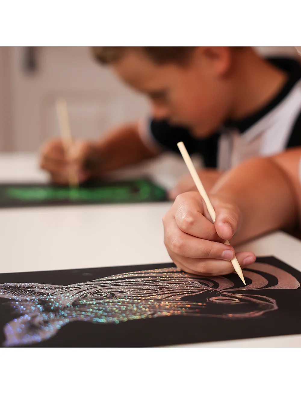 Marvin's Magic - Magic Super Bright Scratch Art - värvimis- & käsitööraamatud - multi - 0