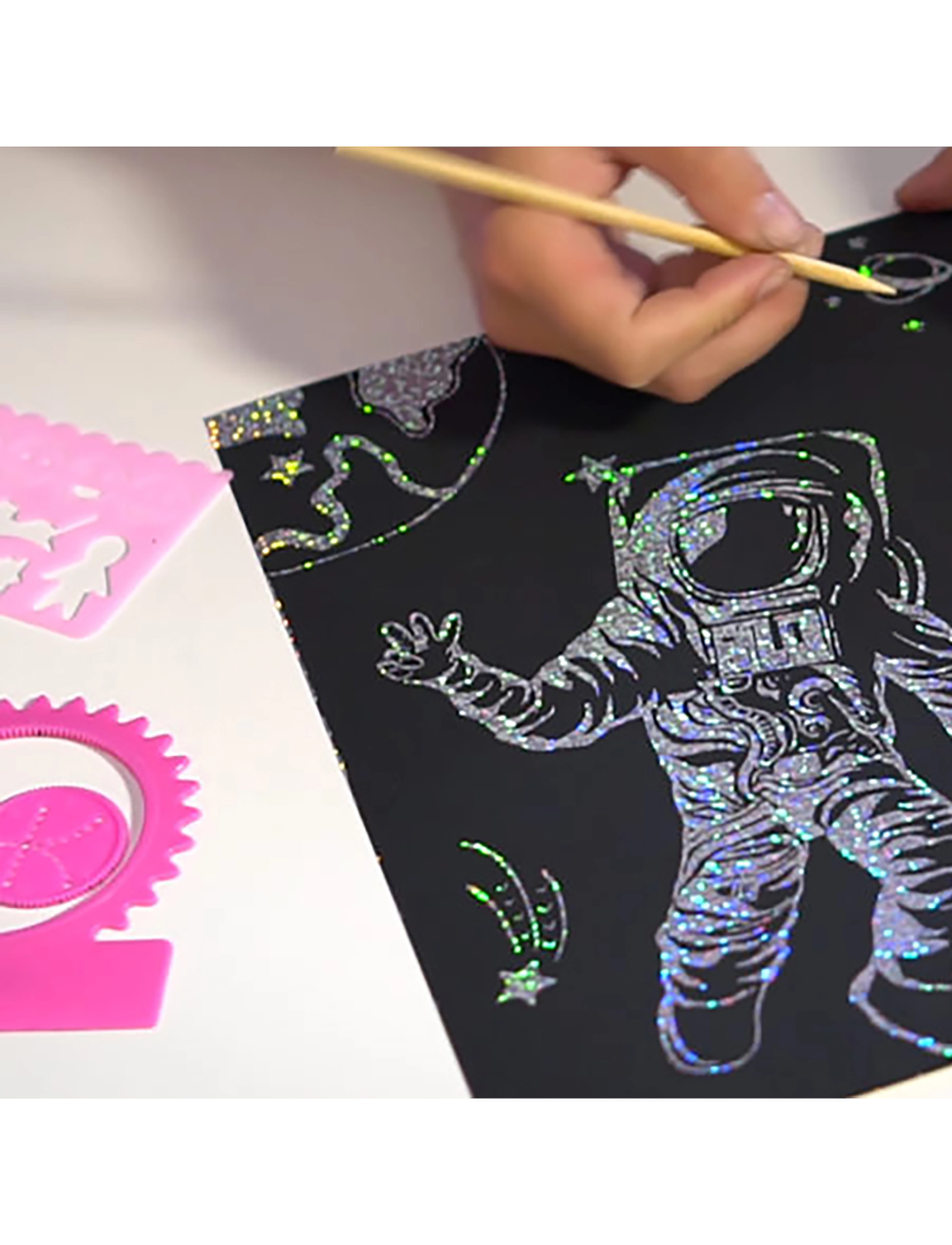 Marvin's Magic - Magic Super Bright Scratch Art - male- & kreabøger - multi - 3