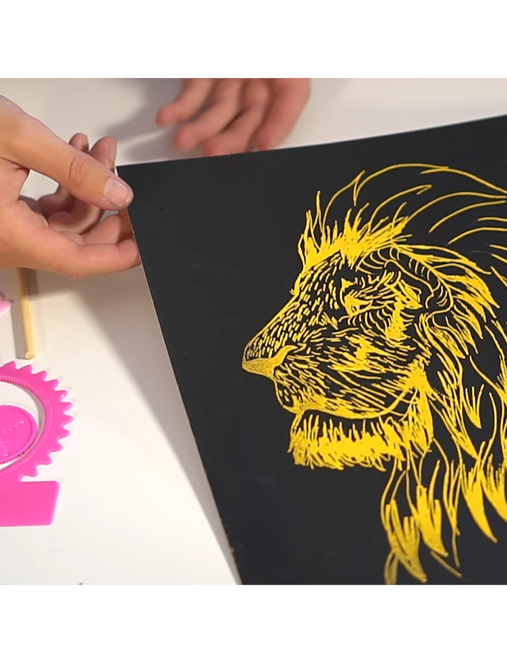 Marvin's Magic - Magic Super Bright Scratch Art - värvimis- & käsitööraamatud - multi - 4