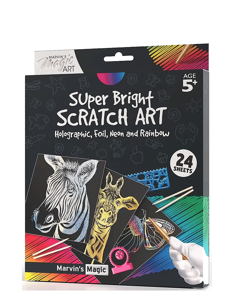Marvin's Magic - Scratch Art - Super Bright - mal- & bastelbücher - multi - 0