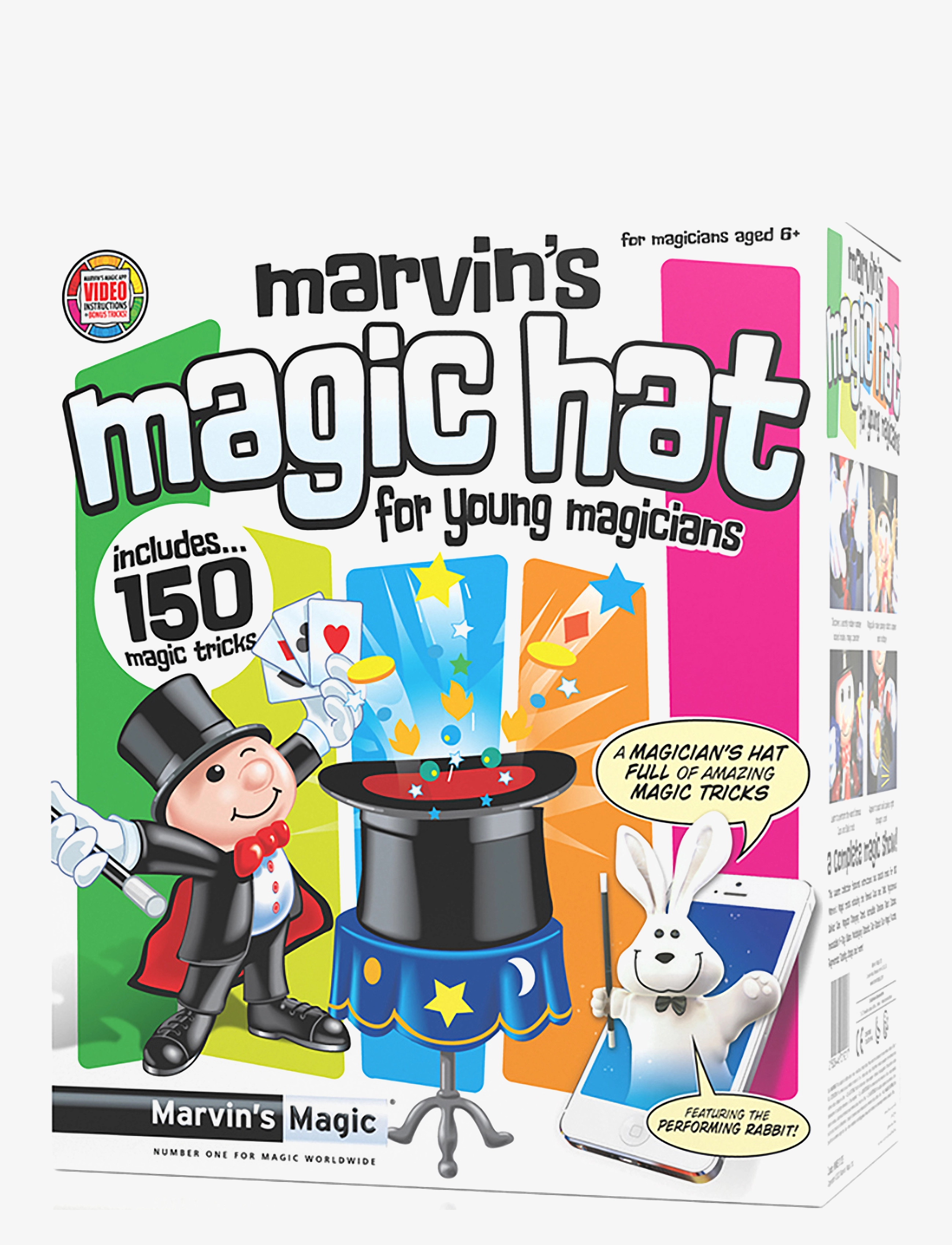 Marvin's Magic Simply Magic- 150 Tricks With Hat, One Size, Games, Mehrfarbig/gemustert - Active Kinder