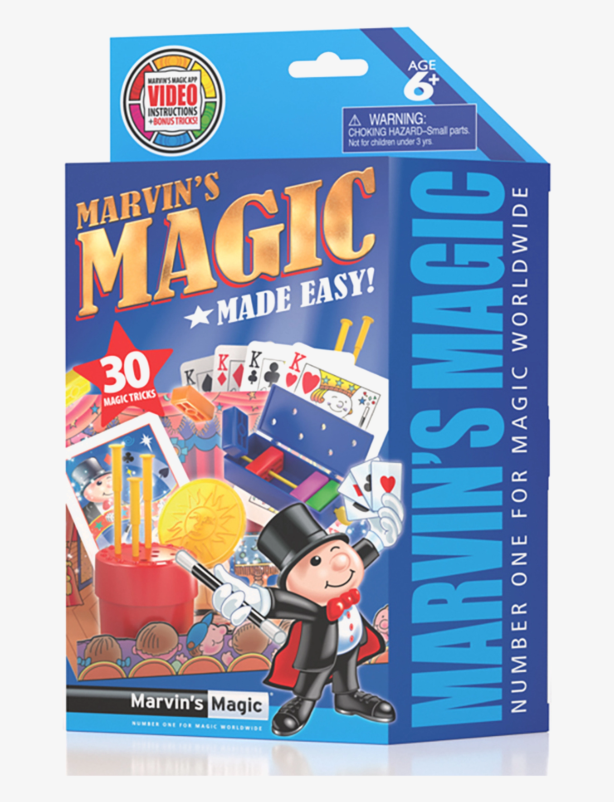 Marvin's Magic Marvins Amazing Magic Tricks 1, Børn, Card Spil, Blå, Str: ONE SIZE