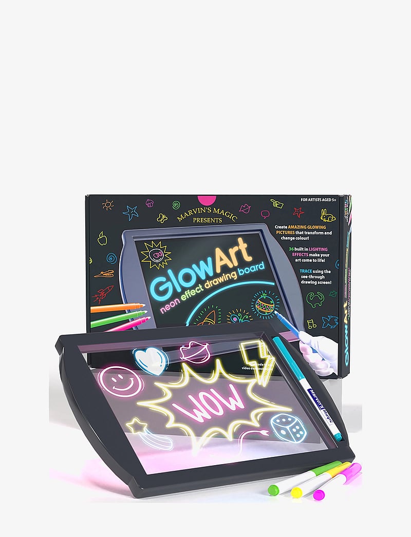 Marvin's Magic - Glow Art - Black - joonistustahvlid - black - 0