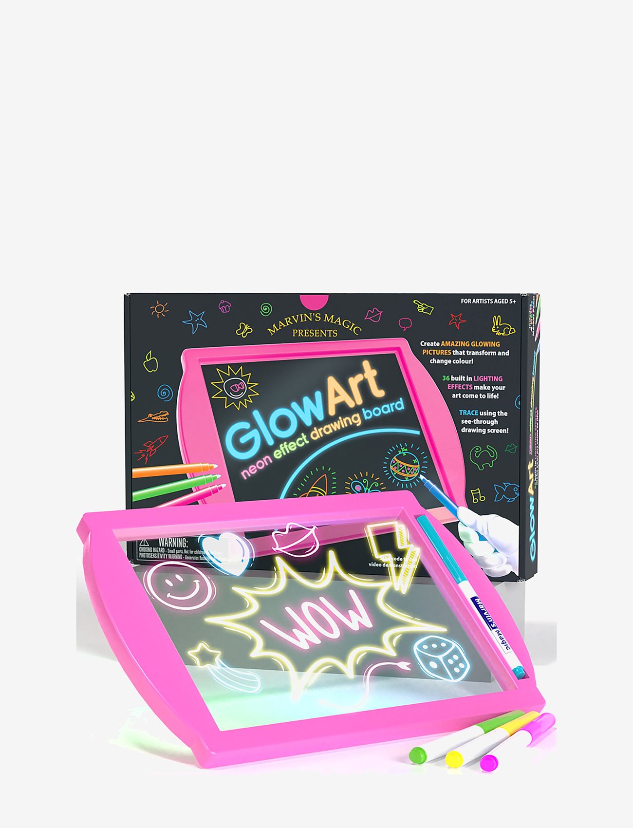 Marvin's Magic - Glow Art - Pink - zeichenbretter - pink - 1