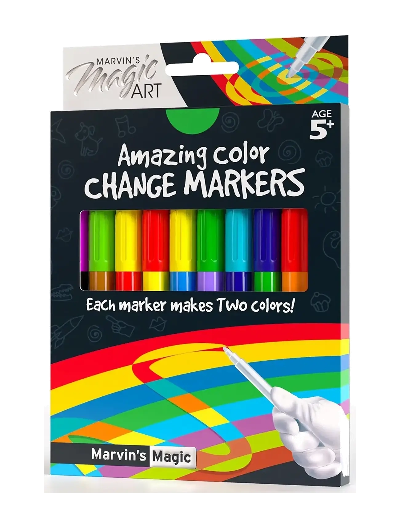 Marvin's Magic Pens Colour Change, One Size, Drawing, Mehrfarbig/gemustert - Coloured Pencils, Kinder