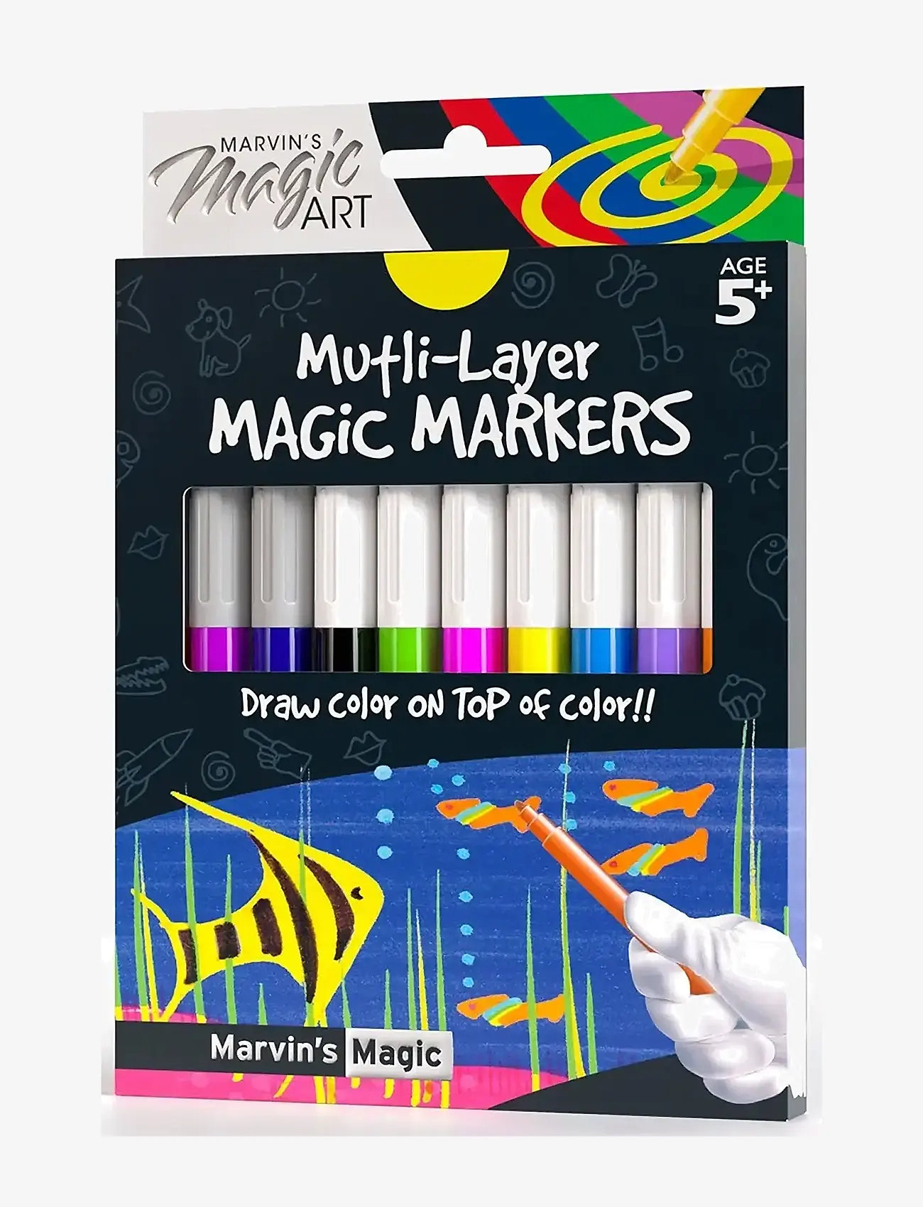 Marvin's Magic - Magic Pens - Multi Layer - lyijykynät - multi - 0
