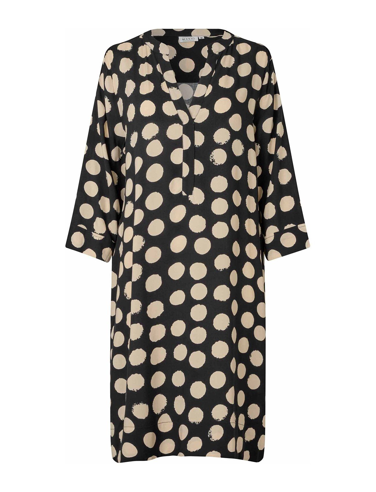 Masai Manokolo, L, Black, Dresses - Knee-length & Midi, Dame