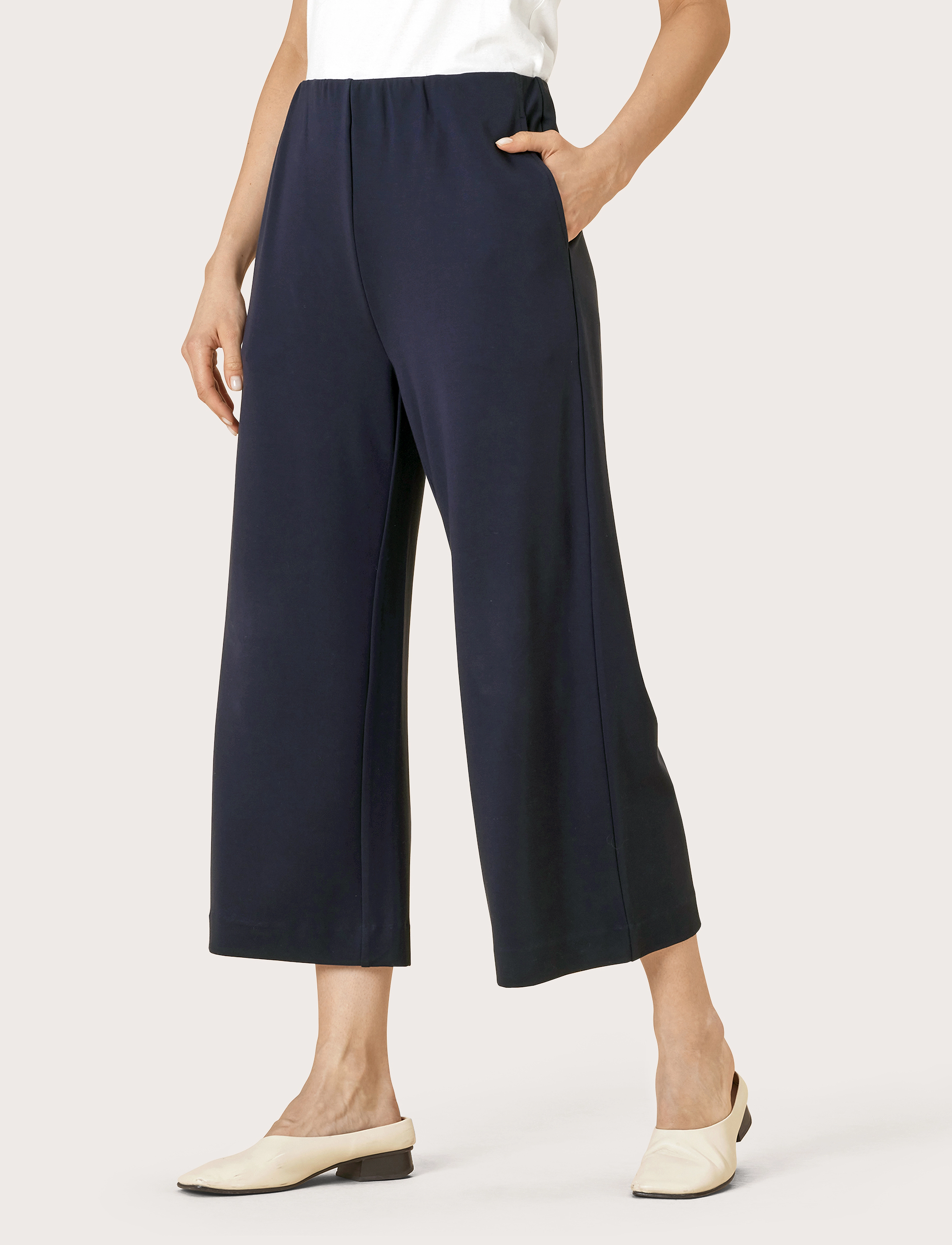 Masai Mapiri, S, Trousers, Marineblau - Wide Leg, Frauen