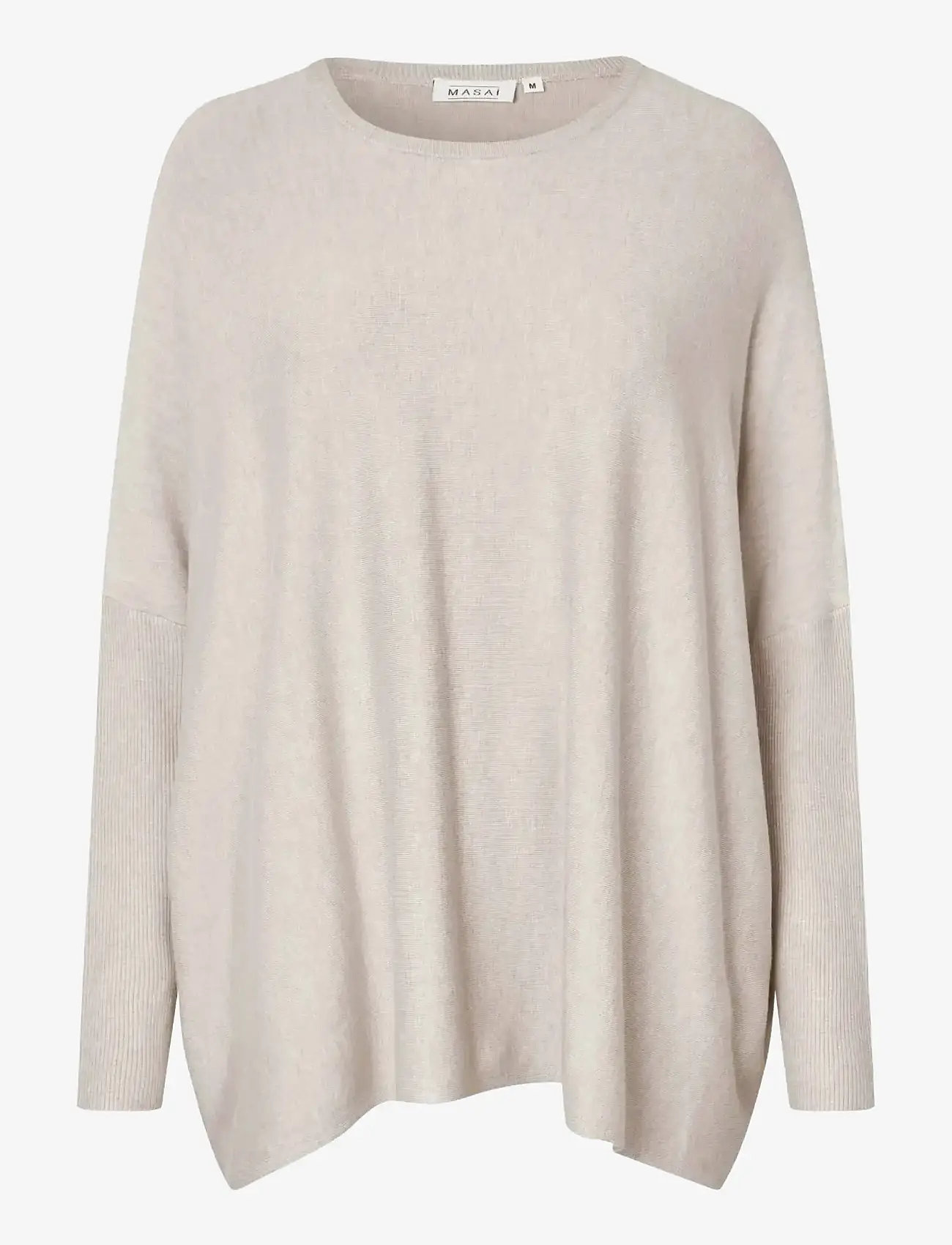 Masai - MaFanasi - striktrøjer - l beige mel - 0