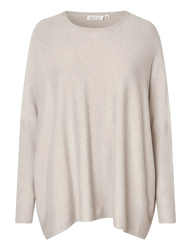 Masai - MaFanasi - striktrøjer - l beige mel - 0