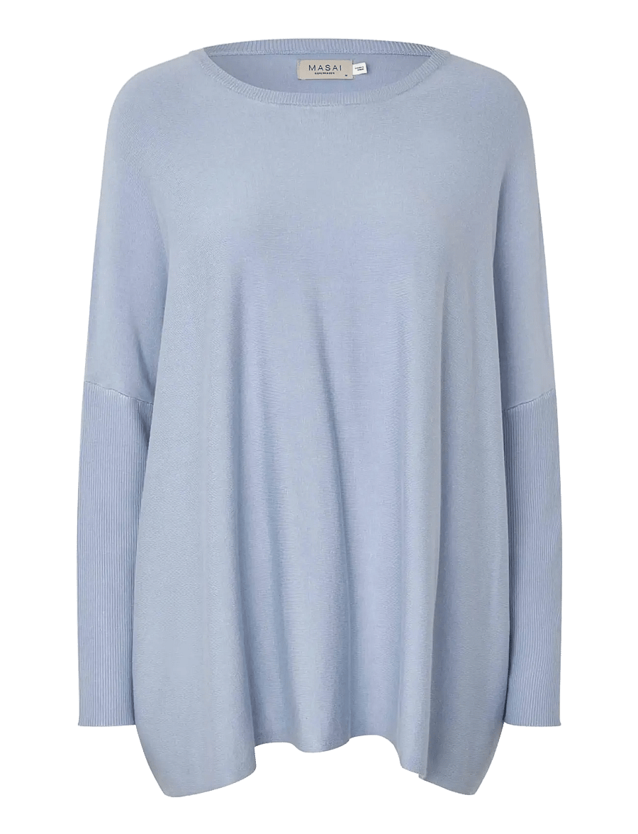 Masai - MaFanasi - pullover - zen blue - 0