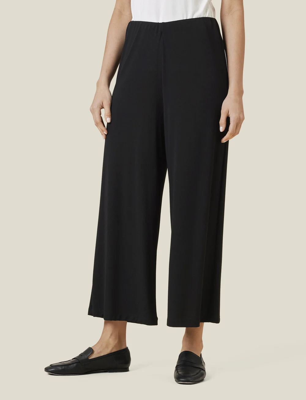Masai - MaPam - wide leg trousers - black - 4