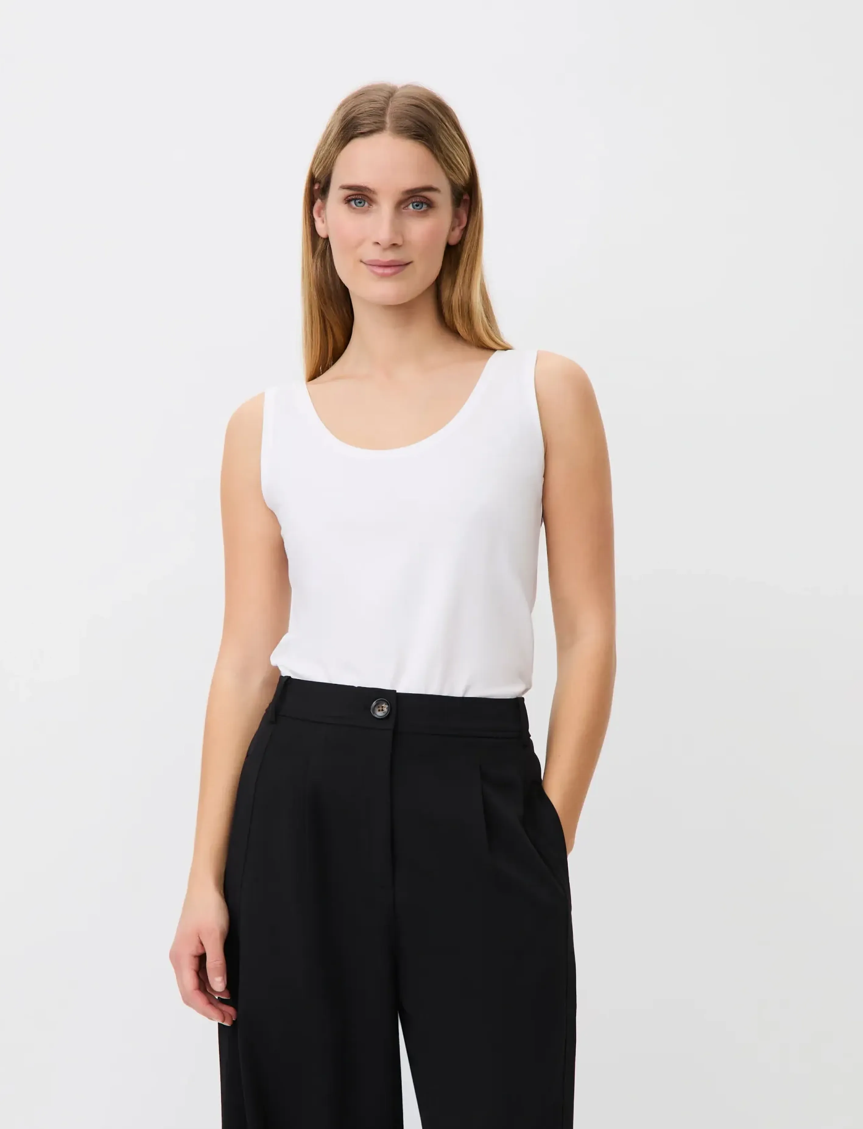 Masai Maels, M, White, T-Shirts & Toppe > Uden Ærmer, Dame