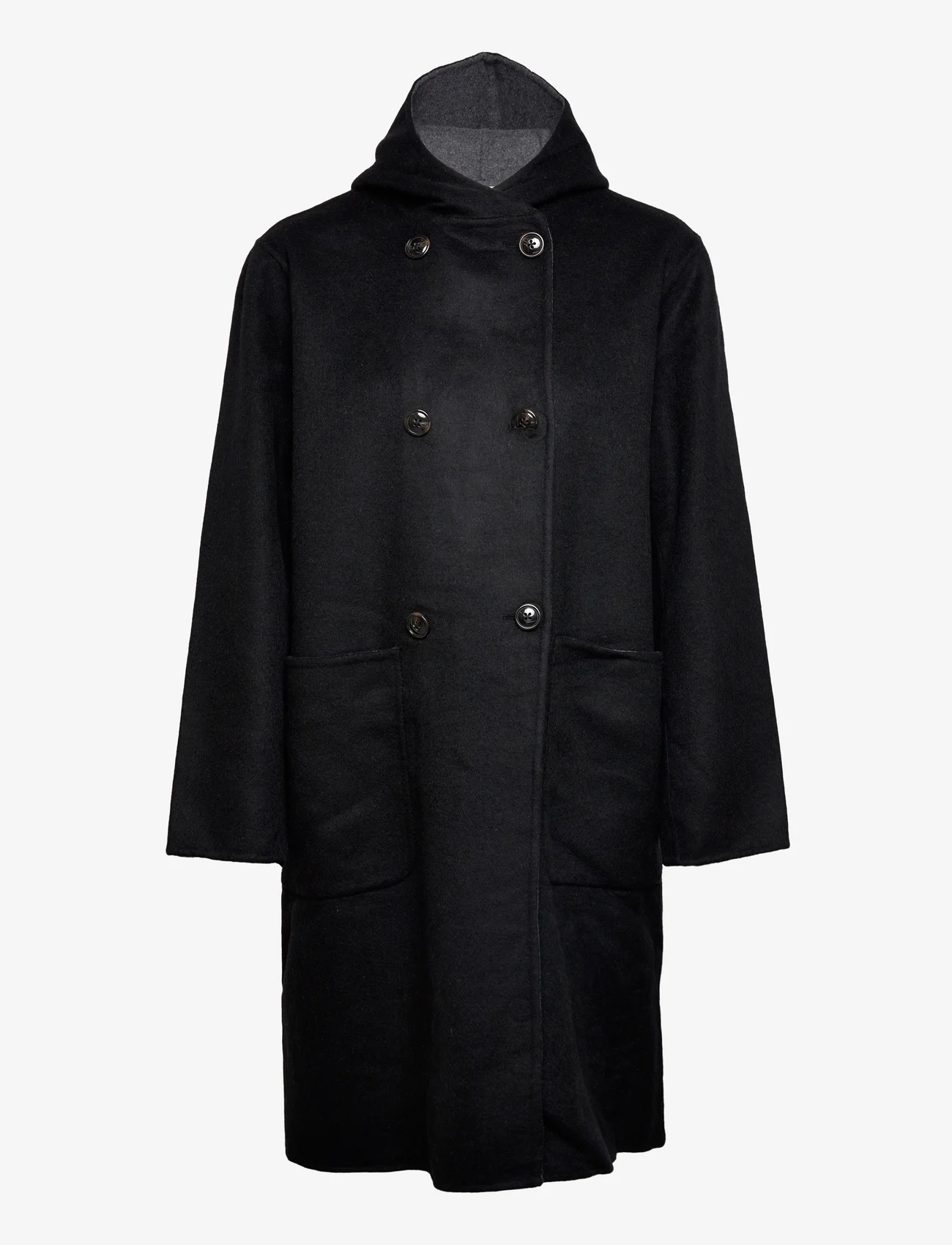 Masai - Teofila - Žieminiai paltai - black/m.grey.m - 0