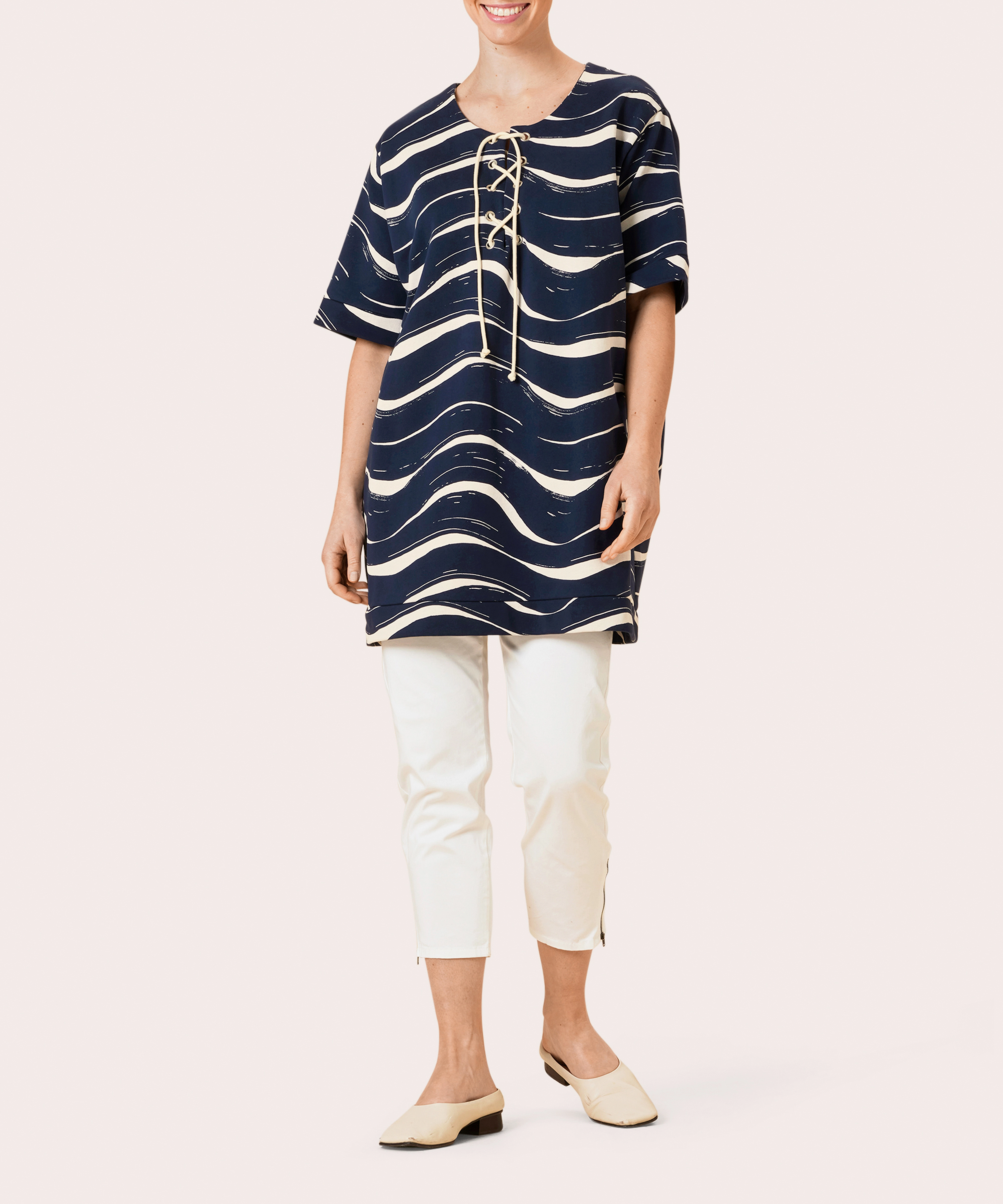 Masai Gianina, Kvinder, Snøre Tunika, Blå, Str: XS