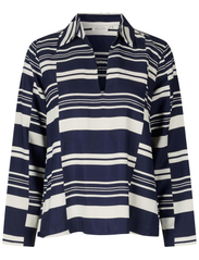 Masai - Bonela - long-sleeved blouses - navy blazer - 4