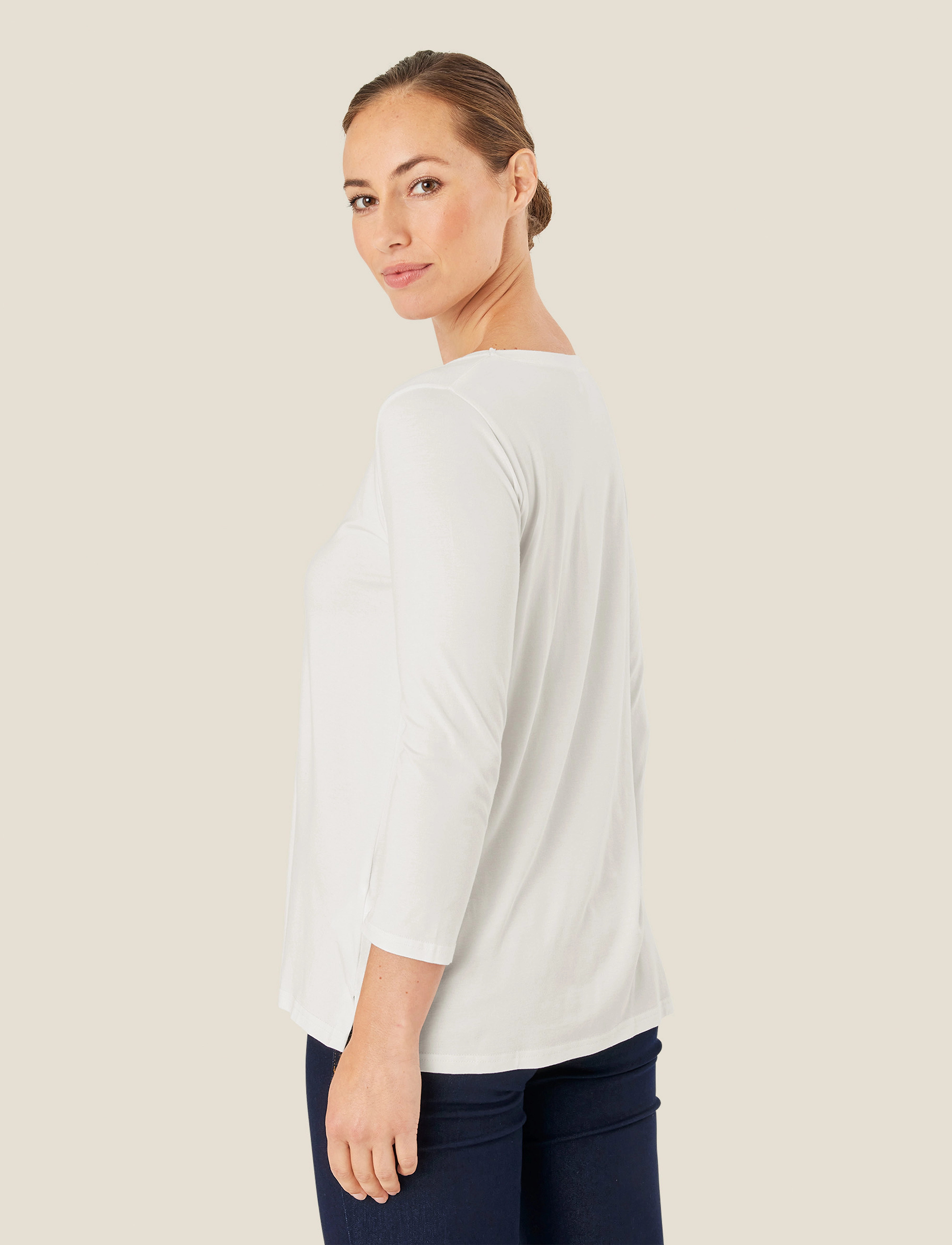 Masai - MaCecille - t-shirts met lange mouwen - cream - 4