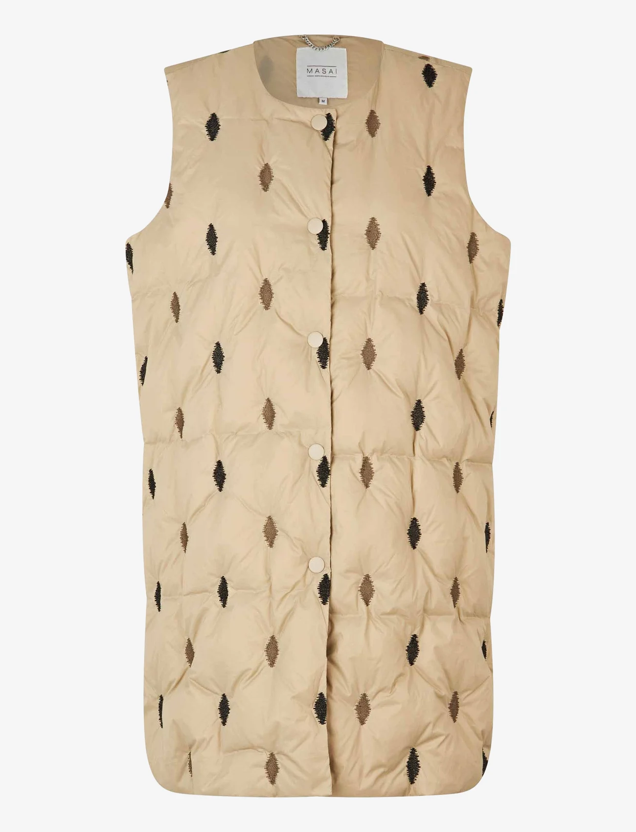 Masai - MaTrinus - puffer vests - pale khaki - 0