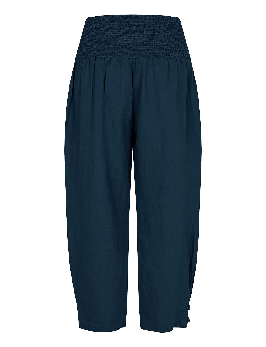Masai - MaPenna - leinenhosen - navy - 2
