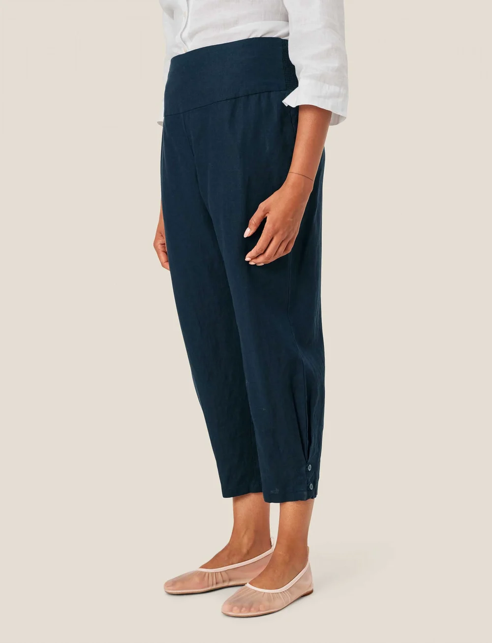 Masai - MaPenna - linnebyxor - navy - 0