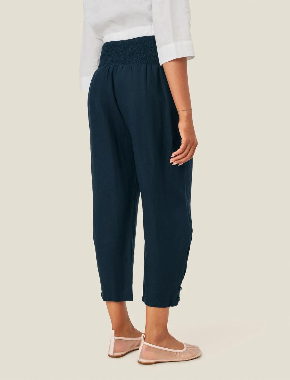 Masai - MaPenna - linnebyxor - navy - 4