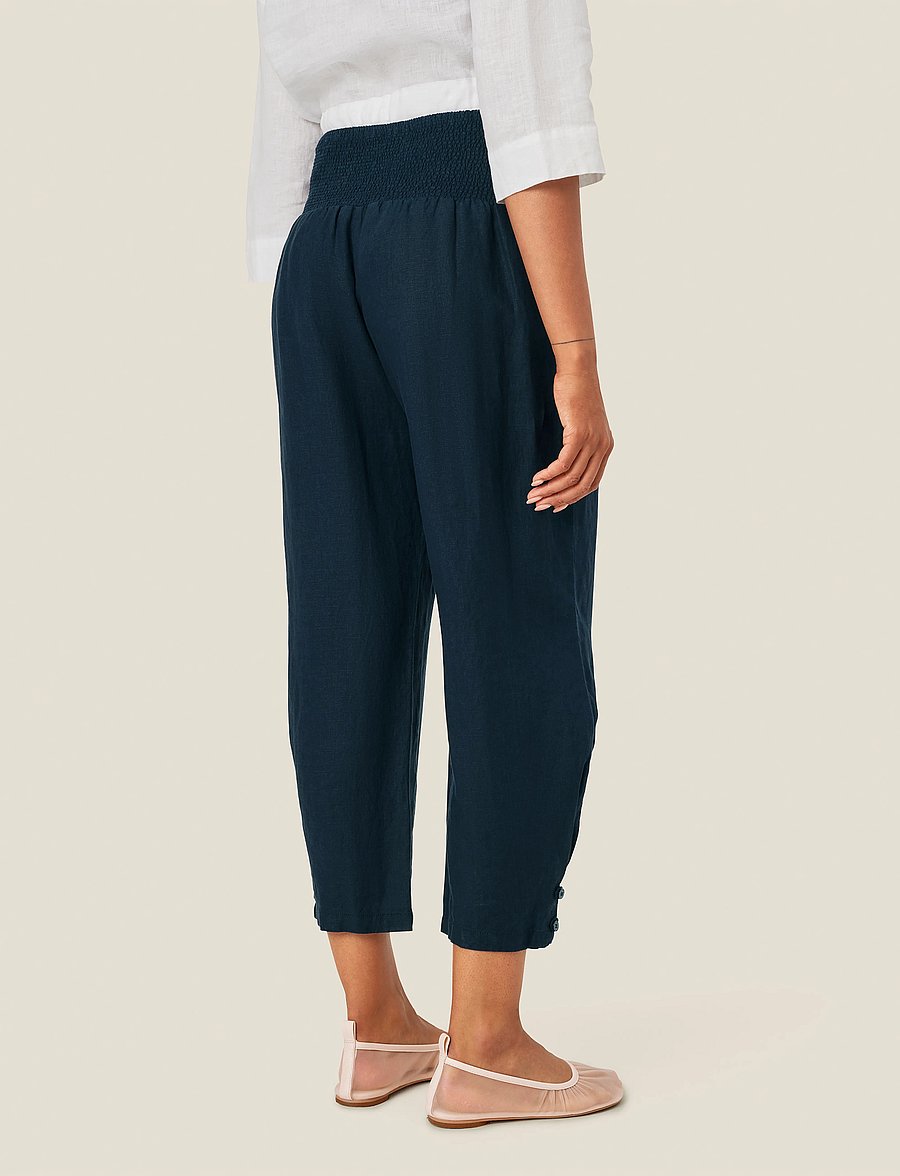 Masai - MaPenna - leinenhosen - navy - 4