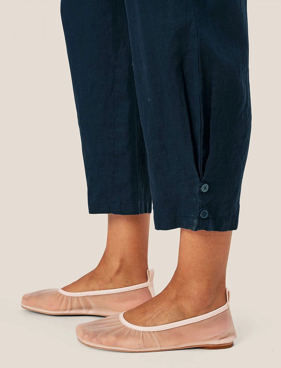 Masai - MaPenna - leinenhosen - navy - 5
