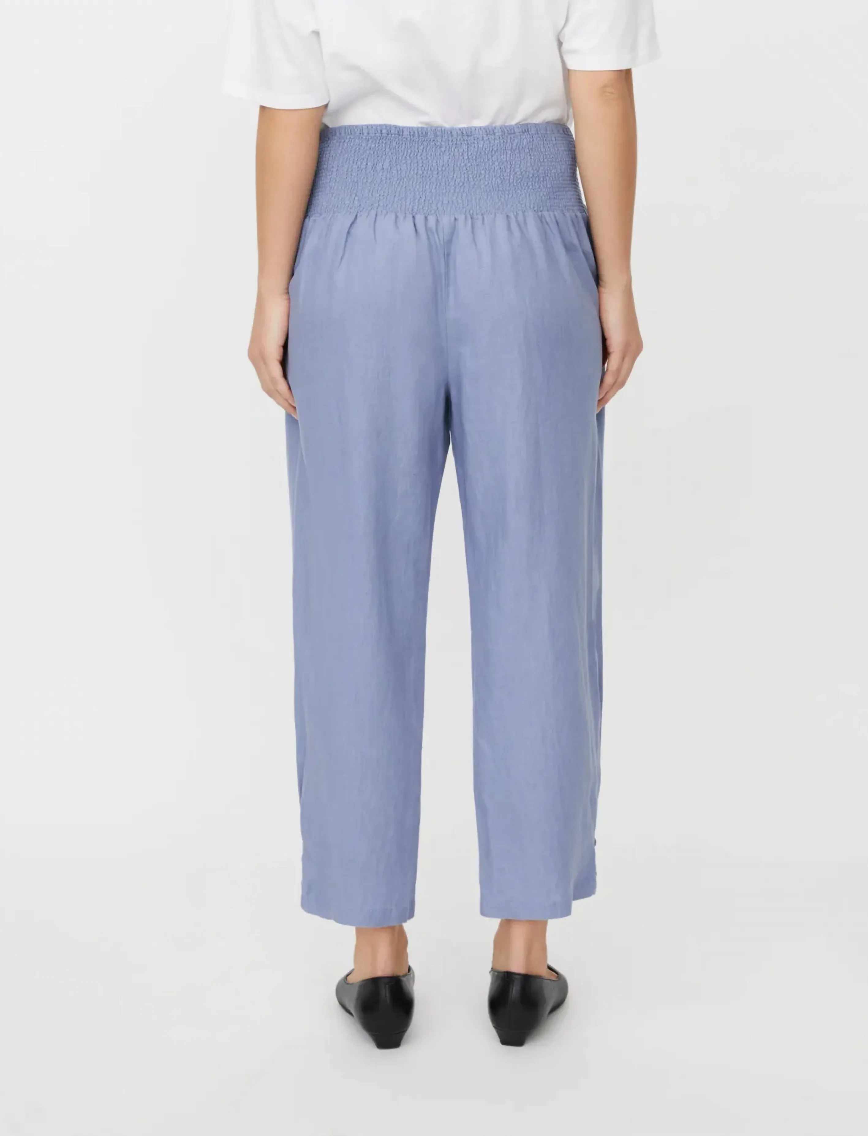 Masai - MaPenna - spodnie lniane - stonewash - 3
