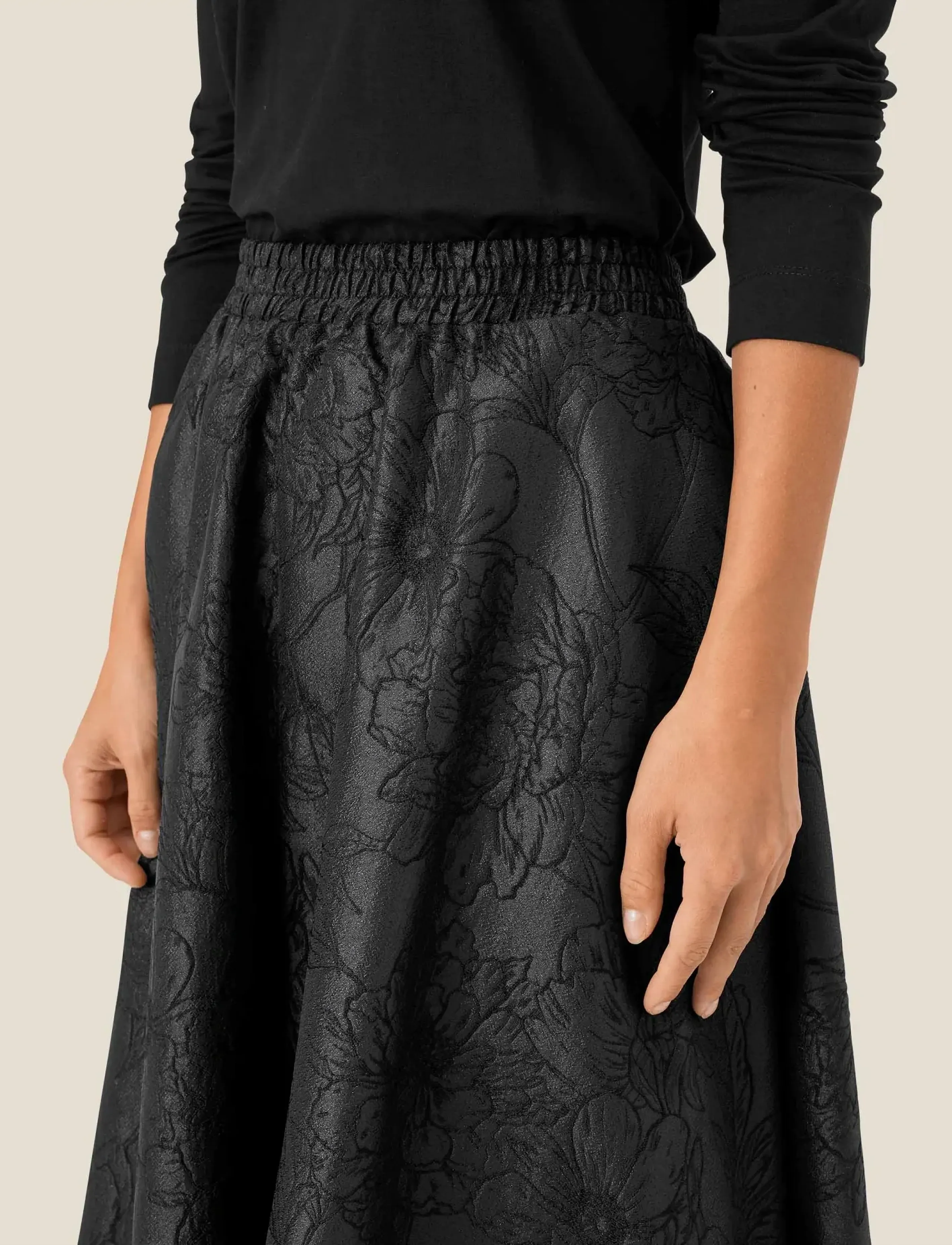 Masai - MaCreama - topi ar garām piedurknēm - black - 4
