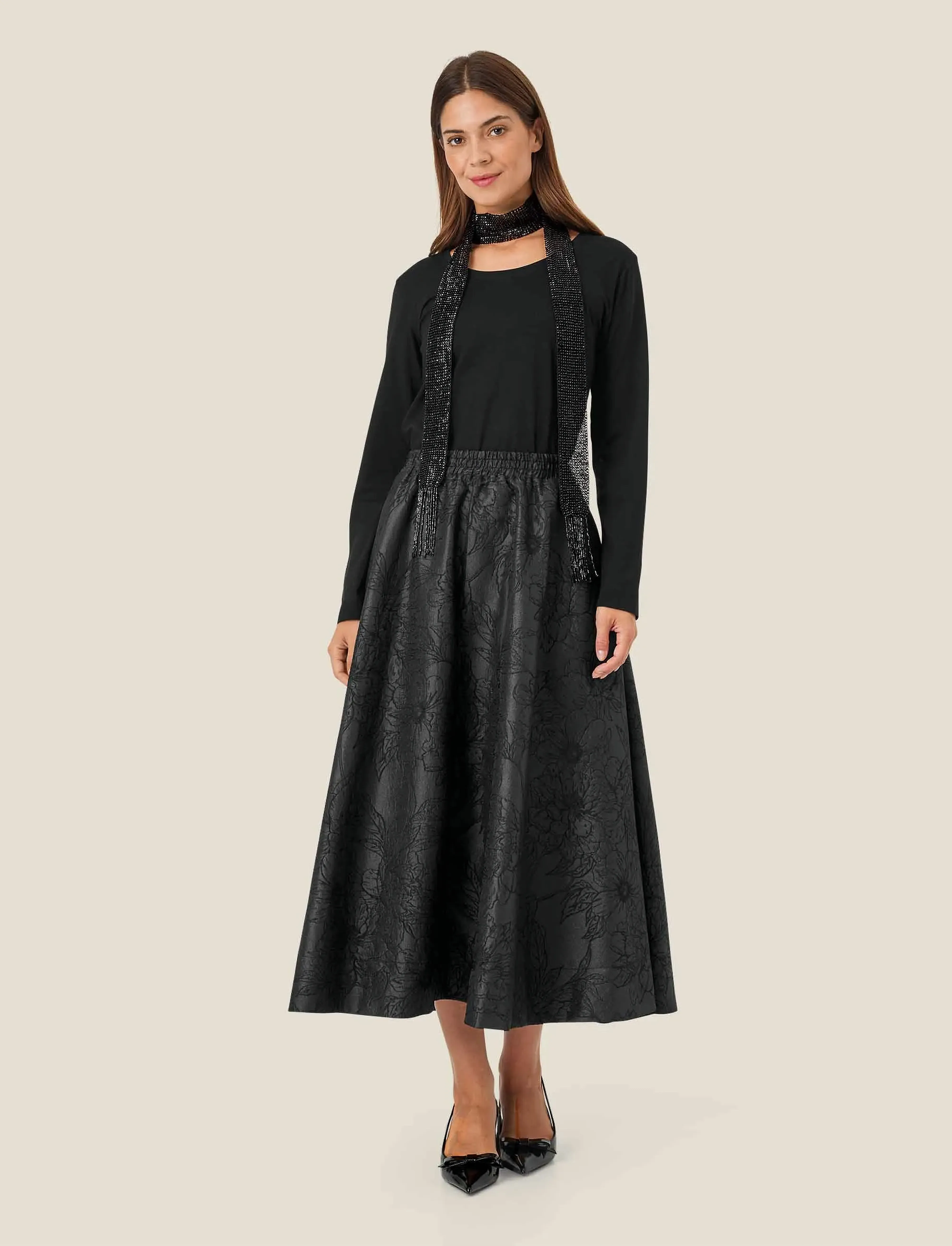 Masai - MaCreama - topi ar garām piedurknēm - black - 5