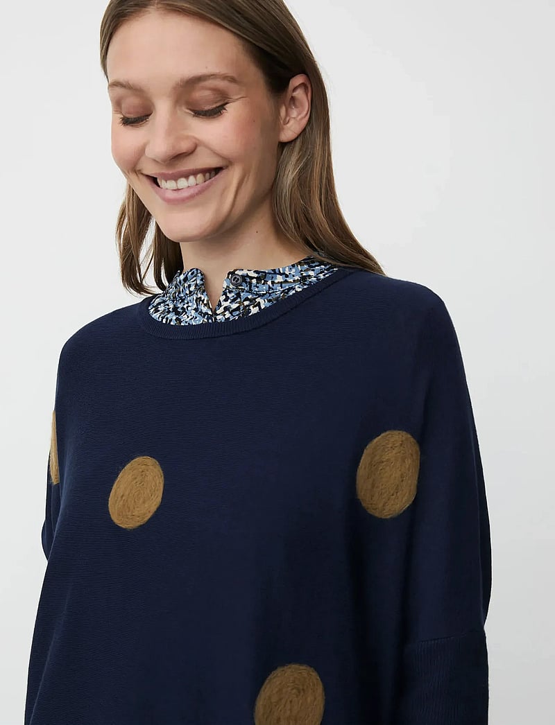 Masai - MaFanasi - stickade tröjor - navy blazer - 4