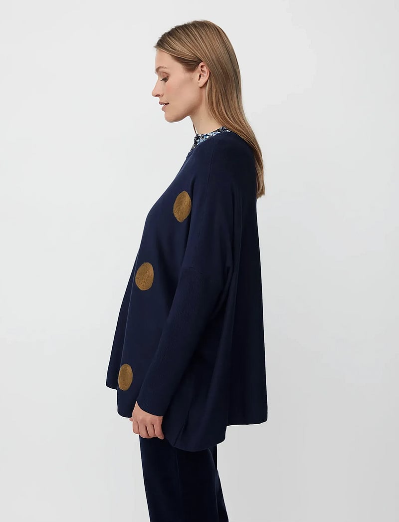 Masai - MaFanasi - stickade tröjor - navy blazer - 5