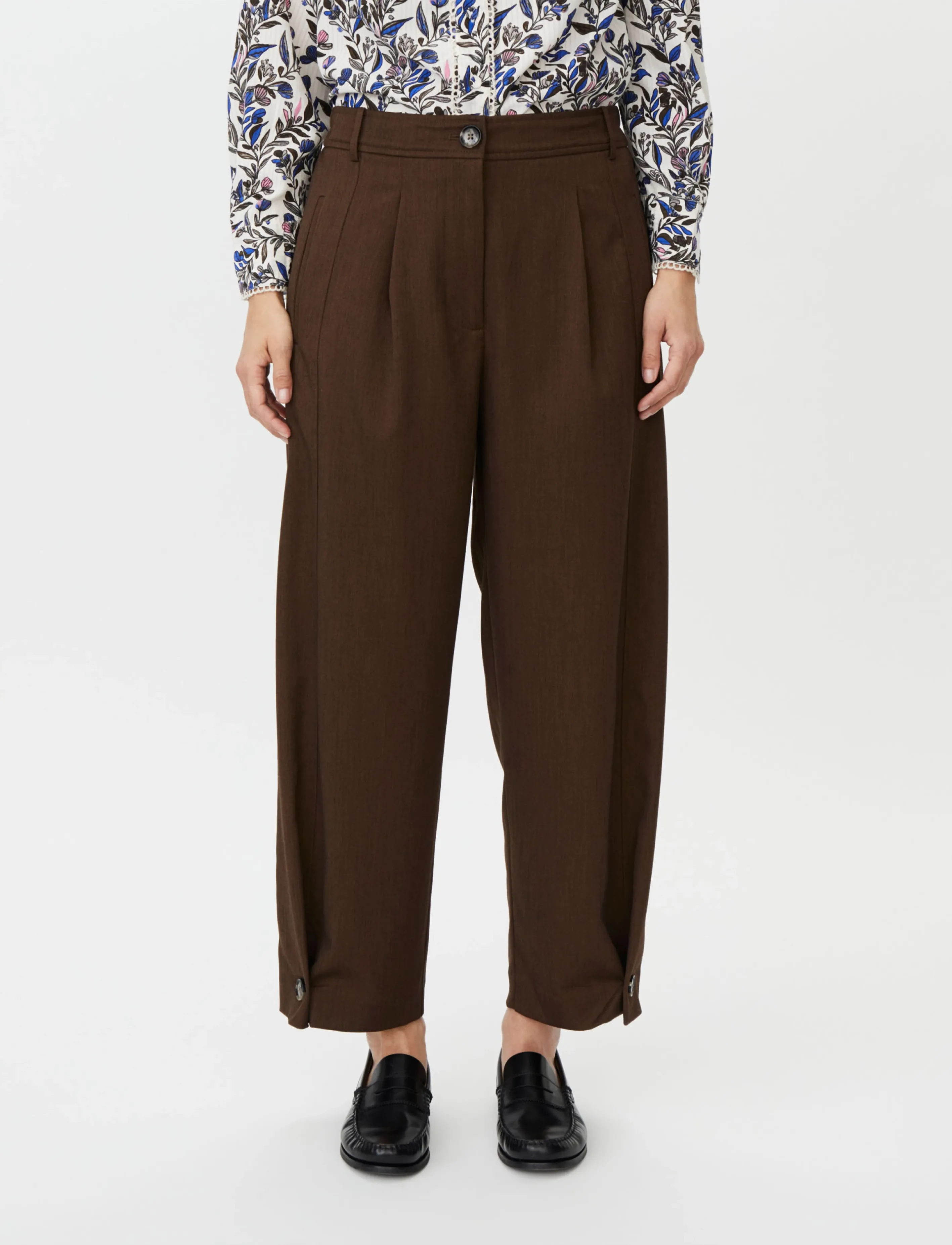 Masai Mapunna, M, Trousers, Braun - Wide Leg, Frauen
