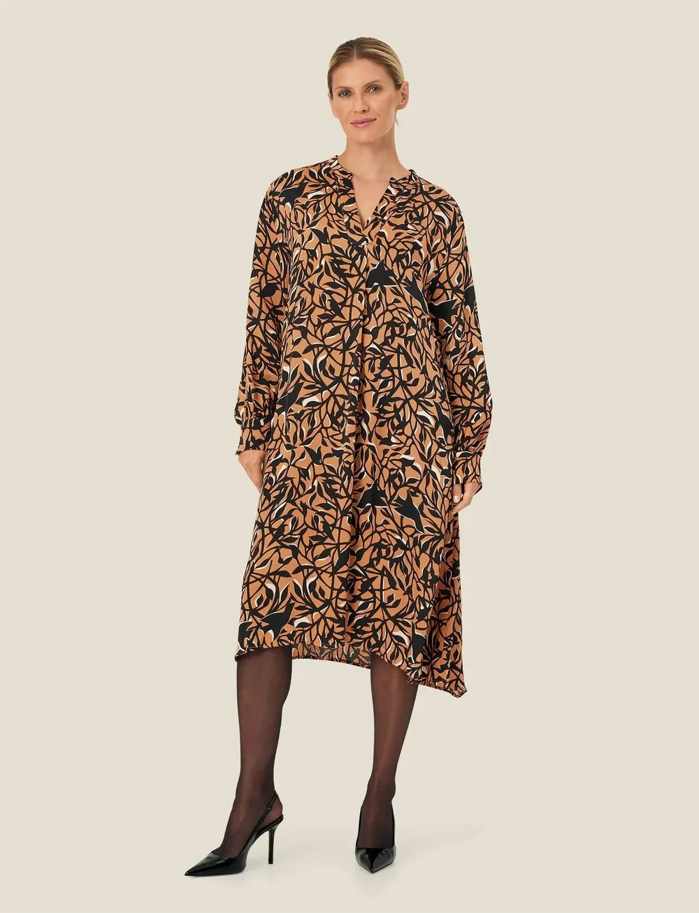 Masai - MaOdiana - maxi kjoler - bisquit - 0