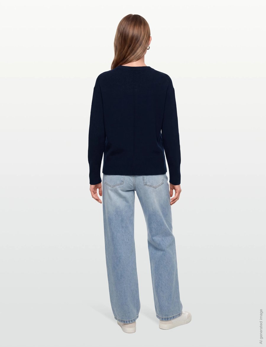 Masai - MaFabrice - pullover - navy blazer - 4